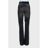 Джинсы straight fit черного цвета