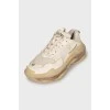 Белые кроссовки Triple S 