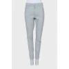 Джинси tapered fit блакитного кольору