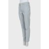 Джинси tapered fit блакитного кольору