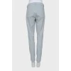 Джинси tapered fit блакитного кольору