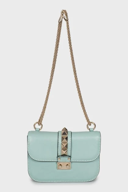 Шкіряна сумка Rockstud Glam Lock