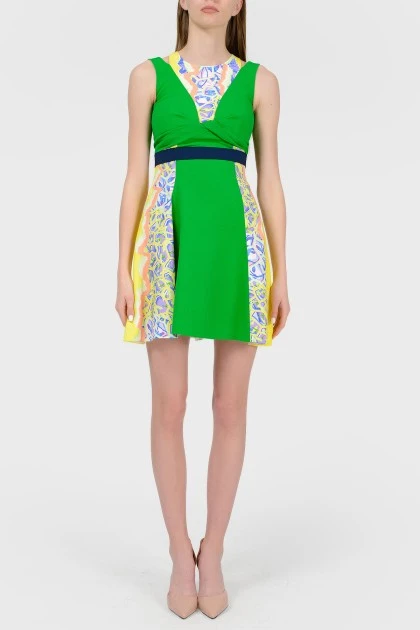 Сукня з кольоровими вставками з биркою