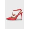 Туфли Rockstud с металлическим декором