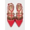Туфли Rockstud с металлическим декором