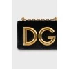 Велюровая сумка DG Girls