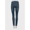 Джинсы skinny fit с вышивкой