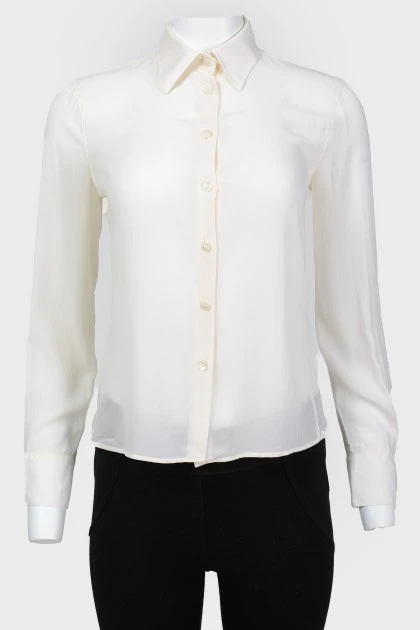 Блуза на пуговицах с длинным рукавом
