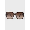 Солнцезащитные очки teashades коричневые с градиентом