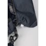 Темно-синя текстильна сумочка з оксамитом