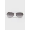 Солнцезащитные очки-авиаторы коричневые