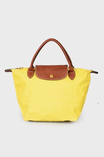 Складна сумка у лимонному кольорі La Plaige