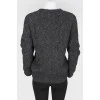 Темно-серый свитер из шерсти альпаки