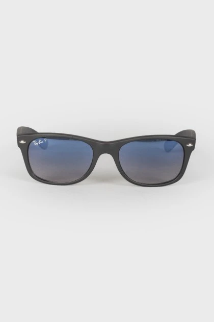 Сонцезахисні окуляри чорні прямокутні
