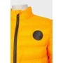 Мужская желтая куртка на молнии