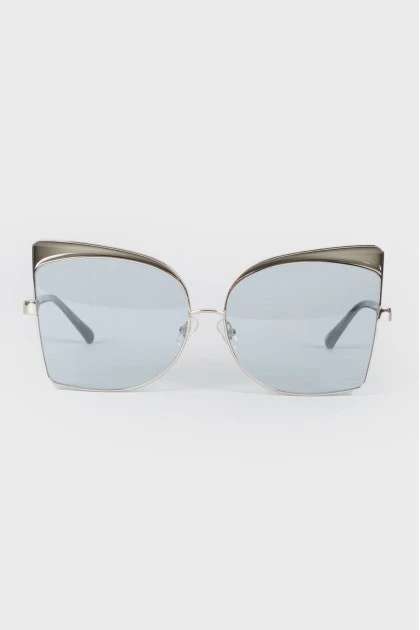 Солнцезащитные очки гранд с голубыми линзами