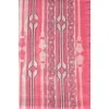 Рожевий шарф із принтом