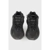 Текстильні кросівки чорного кольору, з біркою