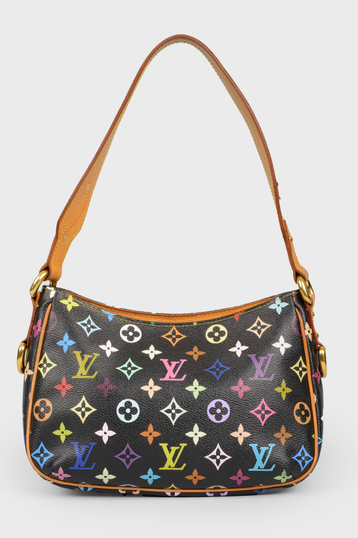 

Сумка-багет в цветной буквенный принт Louis Vuitton, Комбинированный