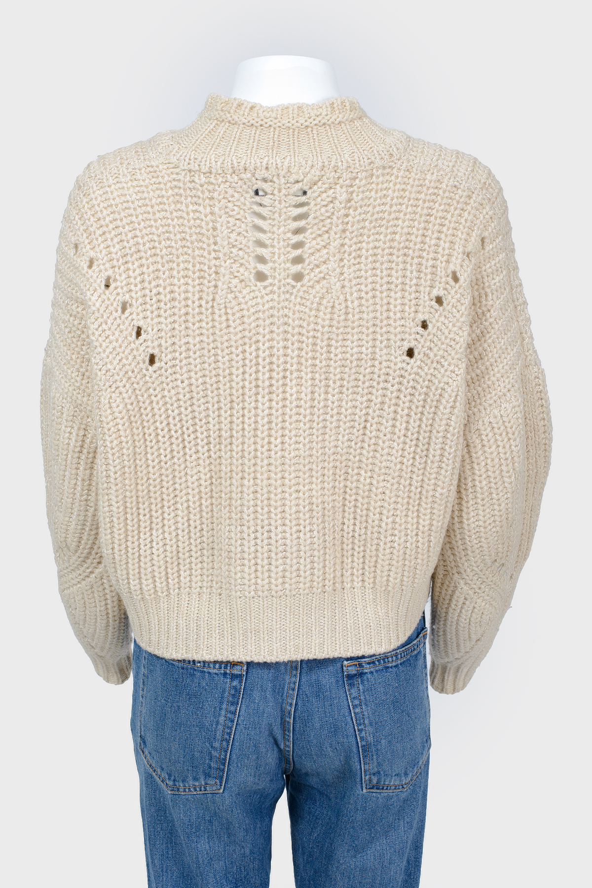 

Свитер Hanoi patchwork jumper Isabel Marant, Бежевый