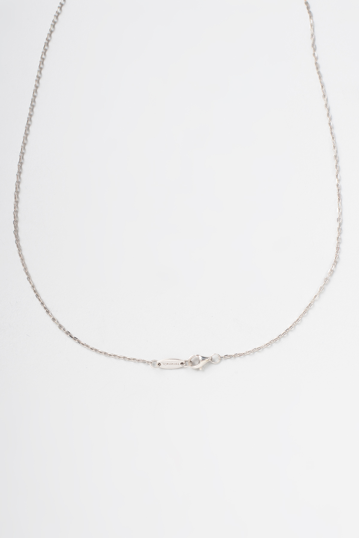 

Серебряный кулон с двумя сердечками Tiffany & Co, Серебристый