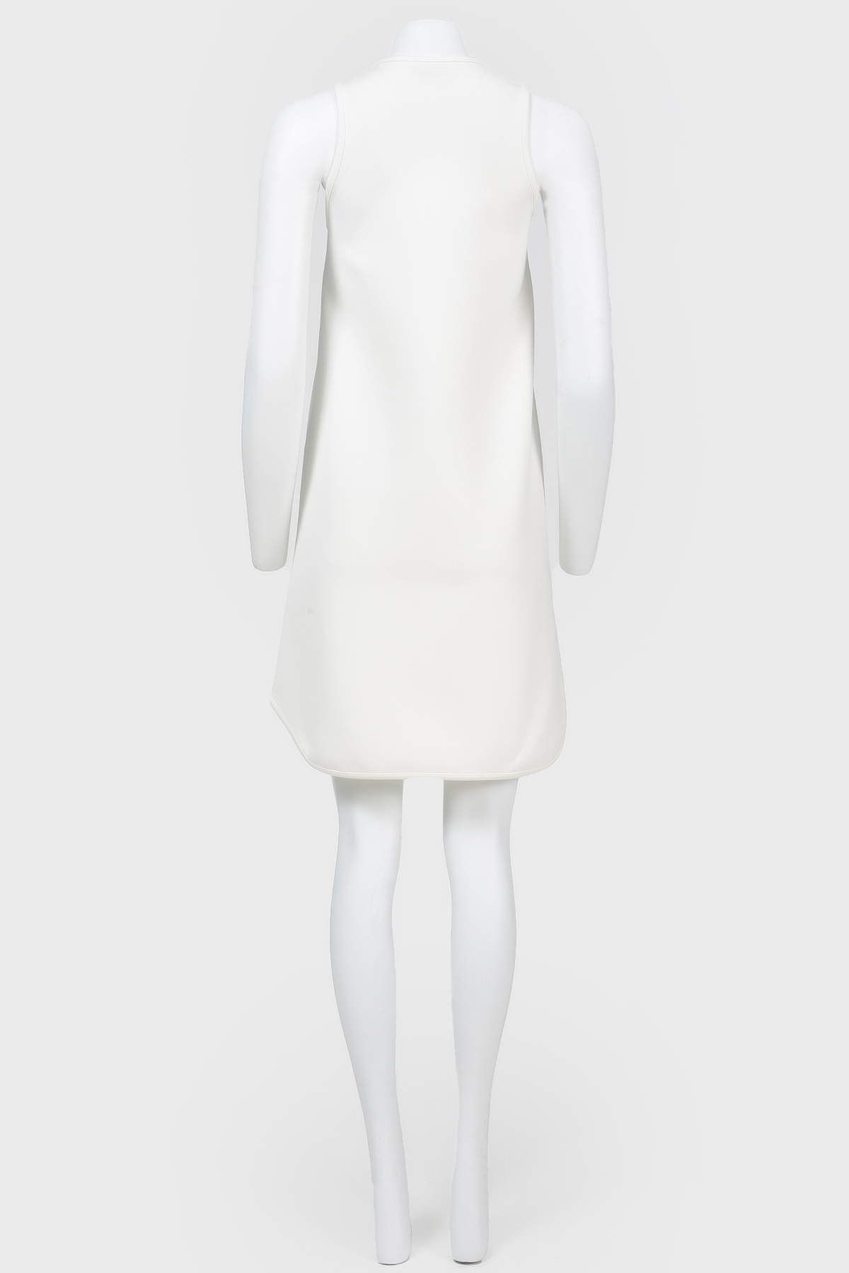 

Платье с асимметричным плечом Balenciaga, Белый