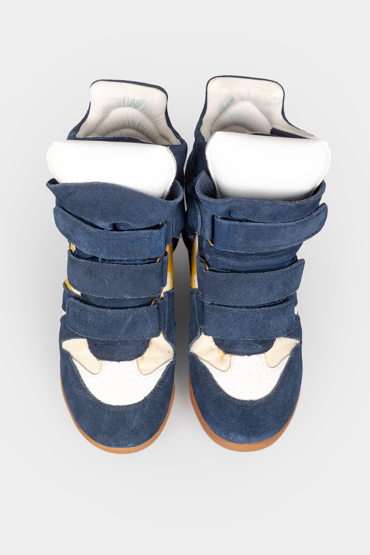 

Высокие кроссовки на скрытой танкетке Isabel Marant, Синий