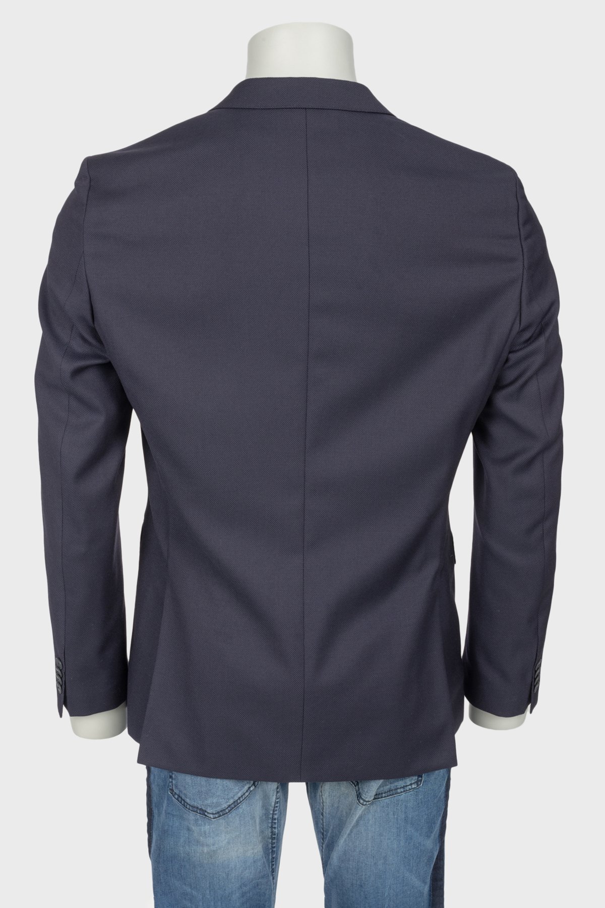 

Мужской классический пиджак синего цвета, с биркой Hugo Boss, Синий