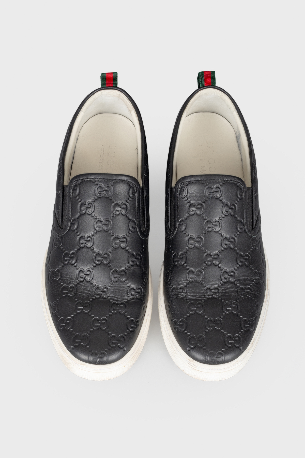 

Мужские слипоны черные Gucci, Черный